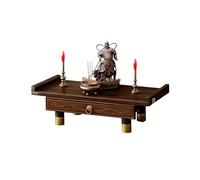 ZSCNYHMT Table D’autel Bouddhiste，Autel Bouddhiste，Petite Table De Sanctuaire avec Tiroir，Sanctuaire Sculpté Chinois，pour PrièRes Culte(39 * 26 * 15.5cm)