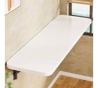ZSCNYHMT Table Murale Pliante, Multifonctionnelle pour Petits Espaces, en MDF Laminé, pour Bar, Chambre, Salon, Garage(40 * 40 * 1.6cm)
