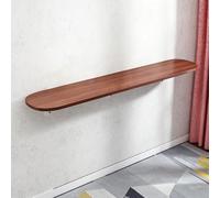 ZSCNYHMT Table Murale Rabattable, Pliable, Multifonctionnelle, Robuste, Moderne, Cuisine, Salle à Manger, Bureau Domicile(Teak,60 * 40 * 2.5cm)