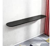 ZSCNYHMT Table Murale Rabattable, Pliable, Multifonctionnelle, Robuste, Moderne, Cuisine, Salle à Manger, Bureau Domicile(Black,100 * 30 * 2.5cm)