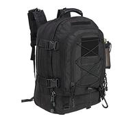 ZSearARMY Grand sac à dos tactique militaire pour homme avec système de bricolage pour voyage, travail, camping, chasse, randonnée, sport, noir, Large, Sac à dos tactique de voyage, camping, chasse,