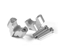 ZSEDWRU Rehausseur de Moto Compatible avec S1000R 2021 pour M1000R 2023 Accessoires Moto Support De Rehausse De Guidon Adaptateur De Fixation Universel Remplacement pour Motos(Silver)