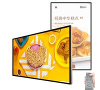 ZSETG écran D'affichage Numérique, Lecteur Publicitaire Mural, écran 1920 X 1080p, 21,5/32/43/50 Pouces, 1+8 Go, Publication à Distance Et Lecture en Boucle Automatique 43inches