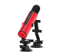 Zsex Double Machine à baiser à ventouse Red 16 cm