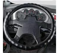 ZSGHJA Couvre Volant Housse De Volant pour Camion, Fourgonnette, Bus, 38, 40, 42, 45, 47 Cm, pour Décoration Intérieure De Voiture pour Scania Housse Volant Antidérapant(Black 47CM)