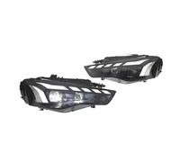 ZSGHJA Feux Phares Lentille Voiture 1 Paire De Phares À LED Pour A5 A5L 2012-2016, Ensemble Clignotants Avant Pour Voiture