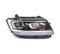 ZSGHJA Feux Phares Lentille Voiture Ensemble Phare Avant Et Pare-chocs Pour VW Pour Tiguan 2017 2018 2019 2021(R)