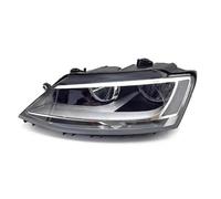 ZSGHJA Feux Phares Lentille Voiture Pare-chocs Avant Phare Pour VW Pour Jetta VI 2010 2011 2012 2013 2014 2015(L)