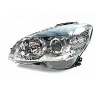 ZSGHJA Feux Phares Lentille Voiture Phare De Pare-chocs Avant Pour Mercedes Pour Benz W204 Classe C 2008-2010, Ensemble Phares(Halogen,L)