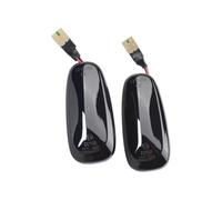 ZSGHJA Indicateur Pour Opel Pour Astra G MK4 Pour Zafira A MK1 LED Marqueur Latéral Dynamique Clignotant Séquentiel Lampe Clignotante Feux Position(Smoked)