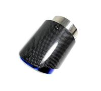 ZSGHJA Pot D'Échappement Voiture 1 Pièce 77 Mm-101 Mm Embout D'échappement Embouts De Queue Modifiés pour Tuyau D'échappement pour Mazda CX-5 CX-4 CX-3 Queue Gorge(Glossy Blue)