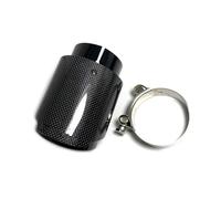 ZSGHJA Pot D'Échappement Voiture 1 Pièce 77 Mm-101 Mm Embout D'échappement Embouts De Queue Modifiés pour Tuyau D'échappement pour Mazda CX-5 CX-4 CX-3 Queue Gorge(Noir Brillant)