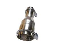ZSGHJA Pot D'Échappement Voiture Tuyau D'échappement Concentrique en Acier Inoxydable 304 De 77 Mm 71 Mm 65 Mm 64 Mm 61 Mm 58 Mm 55 Mm 53 Mm 48 Mm 45 Mm Queue Gorge(58mm-51mm)