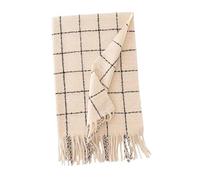 ZSHDMBD ECharpe Plaid Écharpe Douce Tassel Chall Hiver Chaud Étudiant Cou | ECharpe Écharpe Écharpes Pour Hommes Femmes Plage Soirée De Fête Légère Bureau D'Hiver Trajet Quotidien Tricotée Randonnée