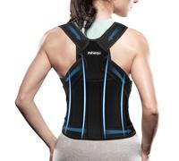 Posture Correcteur Dos Ceinture Femme: Ceinture Dorsale Dos Droit Homme - Maintien du Dos Cou et des Épaules - Réglable Invisible Shirt Redresseur de Dos - Redresse le Dos Soutien Orthese Sport L