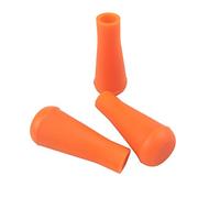 ZSHJG 12 Pièces Pointe en Caoutchouc Souple Flèche en Caoutchouc Flèche Bouts en Caoutchouc 8mm Arrow Flèche Boucles Arrondies (Orange)