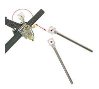 ZSHJG 2pcs Tir à l'arc Arc Recourbé Visée Scope Pin Vue d'arc à Poulie Viseur de Champ d'arc Vue Épingle Accessoires de Tir à l'arc