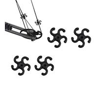 ZSHJG 4pcs Tir à l'arc Arc Stabilisateur de Chaîne Silencieux de Corde d'arc pour Arc à Poulies String Cordes Silencieux