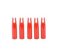ZSHJG 50Pcs Tir à l'arc Flèche Encoche Encoche de la Flèche en Plastique Arrow Nocks de Remplacement pour Les flèches Accessoires (Rouge, ID: 6mm)