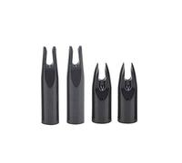 ZSHJG 50Pcs Tir à l'arc Flèche Encoche Encoche de la Flèche en Plastique Arrow Nocks de Remplacement pour Les flèches Accessoires (Noir, ID: 7mm)