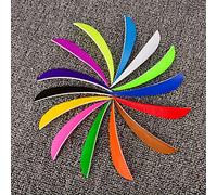 ZSHJG tir à l'arc Flèche Plumes 12,7 cm Plumes de Turquie Flèche Plumes Aile Droite pour la Chasse 50 Pcs, Rose