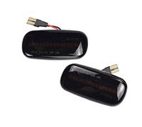 ZSHYTWE 2x Clignotant Latéral Dynamique À Pour Opel Pour Zafira A 99-05 Pour Séquentiel De Lampe Répéteur Astra G Séquentiel se tourner vers Lampe(Smoked Type)