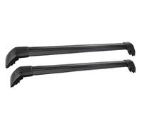 ZSHYTWE Barres Toit Voiture Barres Transversales Toit Verrouillables En Alliage D'aluminium Pour Dodge Pour Journey JCUV 2013-2019, 2 Pièces Porte-Bagages Voiture(Noir)