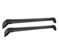ZSHYTWE Barres Toit Voiture Barres Transversales Toit Verrouillables En Alliage D'aluminium Pour Lincoln Aviator 2020-2024 2 Pièces Porte-Bagages Voiture(Noir)