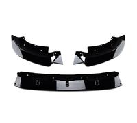 ZSHYTWE Becquets Avant Kit Automatique Lame Séparation Inférieure Lèvre Becquet Avant Voiture pour BMW pour X3 pour X4 G01 G02 2018 2019 2020 2021 Spoiler Avant Voiture(Noir Brillant)