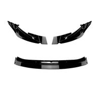 ZSHYTWE Becquets Avant Kit De Carrosserie Séparateur Lèvre Pare-Chocs Avant Voiture 3 Pièces pour BMW pour M3 G82 pour M4 2021-2024 Spoiler Avant Voiture(Noir Brillant)