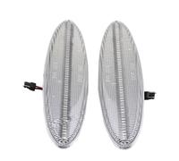 ZSHYTWE Clignotant 16523536 16524722 Pour Chevy Pour Corvette C5 1997-2002 2003 2004 Feu De Position Latéral Arrière À LED Indicateur(Crystal Lens)