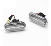 ZSHYTWE Clignotant Feu De Position Latéral Dynamique À LED Pour Clio Pour Espace Pour Kangoo Pour Laguna Pour Megane Pour Master Indicateur(Dynamic Crystal)