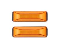 ZSHYTWE Clignotant Feux De Gabarit Arrière De 4 Pouces Lampe Témoin Lampe Stroboscopique Pour Camion Voiture Remorque Bus Fourgonnette Caravane Indicateur(2pcs Yellow)