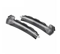 ZSHYTWE Clignotant Pour A3 8V Pour S3/RS3 8V 2013-2018 2019 2020 2 Pièces Clignotants De Rétroviseur Latéral À LED Dynamiques Lumière Fluide Indicateur(Crystal)