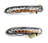 ZSHYTWE Clignotant Rétroviseur Voiture 1 Jeu De Feux De Jour À LED Voiture Pour Passat Pour CC 2009 2010 2011 2012 DRL 12 V Feu De Brouillard Avec Clignotant