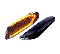 ZSHYTWE Clignotant Rétroviseur Voiture 1 Paire Feux Position Latéraux À LED Voiture Feux Dynamiques Jaunes À Clignotement Séquentiel Pour BMW Pour MINI Pour Cooper F55 F56 F57 2014-2017