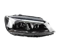 ZSHYTWE Couvercle Phare Avant Voiture Pour VW Pour Jetta MK6 2011-2018 Phare LED DRL Bi Lentille Xénon Feux Croisement Feux Brouillard Stationnement(No include low bulb)