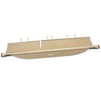 ZSHYTWE Couvre-tonneau pour Toyota pour Highlander 2015-2020 Couvercle Coffre Arrière Bouclier Rideau D'ombrage Partition Rideau Rangement(Beige)