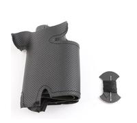 ZSHYTWE Couvre Volant Voiture Housse De Volant De Voiture DIY pour VW pour Caddy pour Caravelle pour Transporter T5 Tresse en Cuir pour Volant Volant De Voiture(Fil Noir)