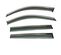 ZSHYTWE déflecteurs de Vent pour Kia pour Soul 1 pour AM 2008-2013 Voiture Fenêtres Visière Fumée Déflecteur Gardes Couverture Auvents Soleil(Transparent)