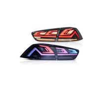 ZSHYTWE Feu Arriere CôTé Ensemble Feux Arrière Voiture Pour Lancer Pour EVO X 2008 - 2020 Dynamiques Couleur Arc-en-ciel Feux Stop(RGB)