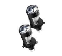 ZSHYTWE Feux freinage Ampoule de phare LED H4 feux croisement et route lumière blanche pour voiture moto projecteur lentille Plug&Play(R)
