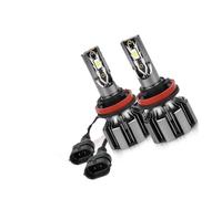 ZSHYTWE Feux freinage Phare antibrouillard à LED pour projecteur 3 pouces pour Daihatsu pour Xenia 2007-2011(2pcs H11 LED Bulb)