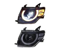 ZSHYTWE Feux phares Feux De Voiture Phare LED Phares DRL Lampe Signalisation Une Paire Pour Mitsubishi Pour Pajero Pour V87 V93 V97 2005-2021 Couverture Verre Couvercle Abat-Jour
