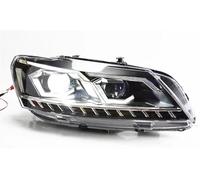 ZSHYTWE Feux phares Phares Pour VW Pour Passat Pour B7 2011-2014 2015 2016 DRL Feux De Jour Phare LED Bi Xénon Ampoule Antibrouillard Couverture Verre Couvercle Abat-Jour(C)