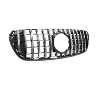 ZSHYTWE Inlet Grille Calandre de Pare-Chocs Avant Panamericana GTR, Version améliorée, en ABS, pour Mercedes Classe X W470 2017-2020 X220d X250d X350d Calandre(Argent)