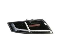 ZSHYTWE Lampes Réflecteur Pare-chocs LED Feux arrière de voiture adaptés aux feux arrière pour pour TT 2006 2007 2008 2009 2010 2011 2012 2013 2014 Feu arrière(Black white)