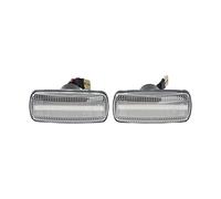 ZSHYTWE LED Clignotant Dynamique Feu Indicateur De Position Latéral Pour Chrysler 200 300 Pour Sebring Pour Ville Et Pour Pays 2005-2016 Séquentiel se tourner vers Lampe(Clear Dynamic)