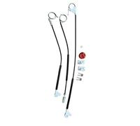 ZSHYTWE Moteur Commande Fenêtre Kit Réparation Lève-vitre, Pour Laguna II 2 2001-2007 8200000937 8200000938, Régulateur Verre Avant Gauche/droite Régulateur En Verre(Avant droit)