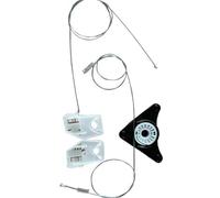 ZSHYTWE Moteur Commande Fenêtre Pour Skoda Pour Octavia 2004-2013 1z1837461 1z1837462 Kit Réparation Lève-vitre Avant Gauche Droite Régulateur Verre Régulateur En Verre(Avant droit)